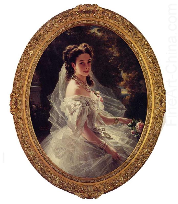 Franz Xaver Winterhalter Pauline Sandor, Princess Metternich china oil painting image